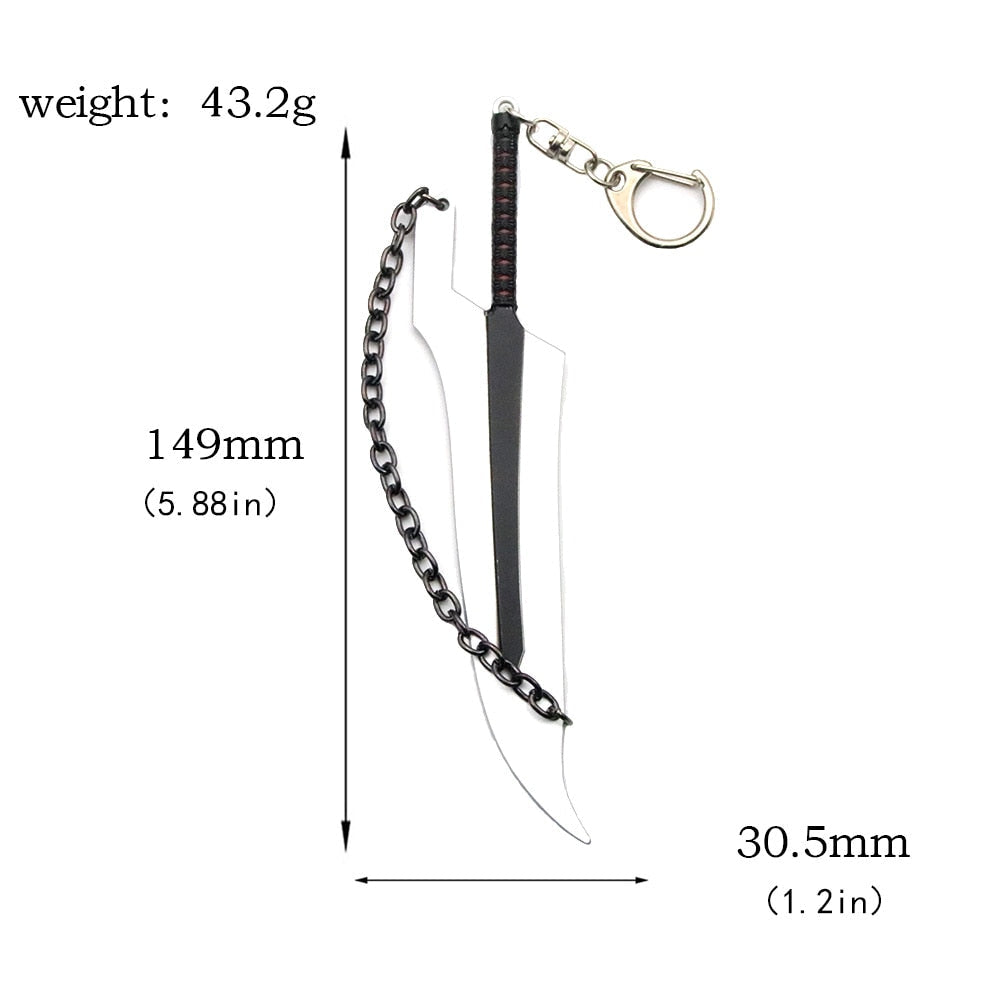 Bleach Weapon Keychain