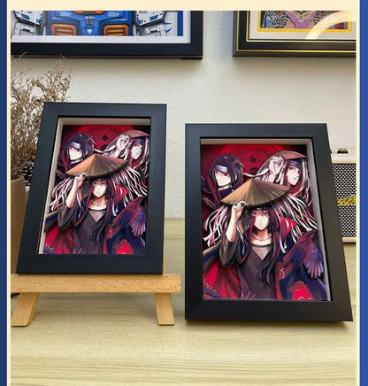 3D Anime Ninja Art Painting