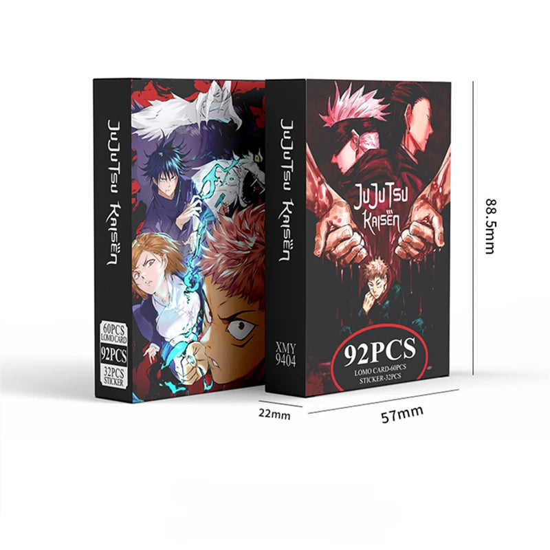 92 Pcs/Set Jujutsu Kaisen Sticker Card Collection