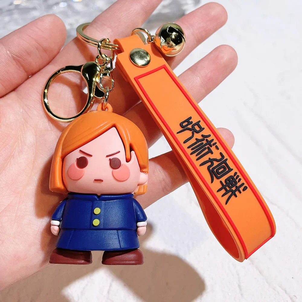 Anime-Inspired Keychain - Sorcerer & Warrior