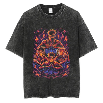 Vintage Anime Print T-Shirt