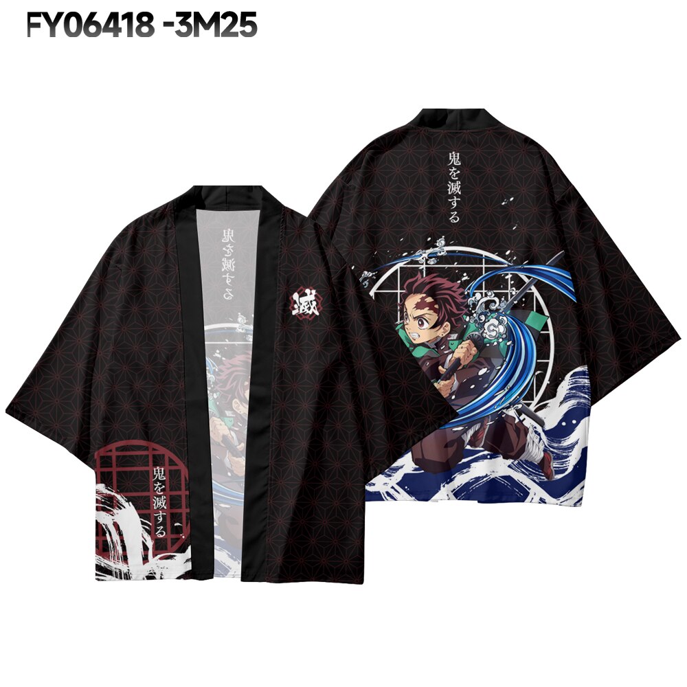 Demon Slayer kimono and shorts
