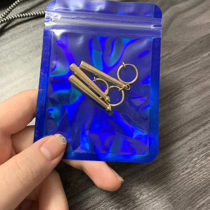 Triple Blade Pirate Earrings