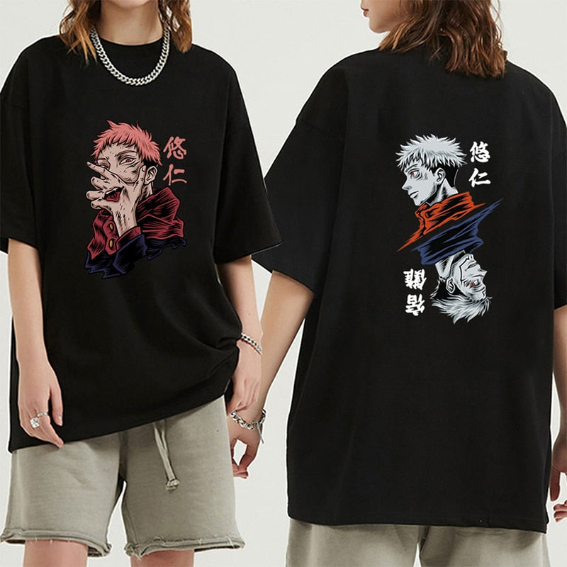 Oversized Occult Anime Tee