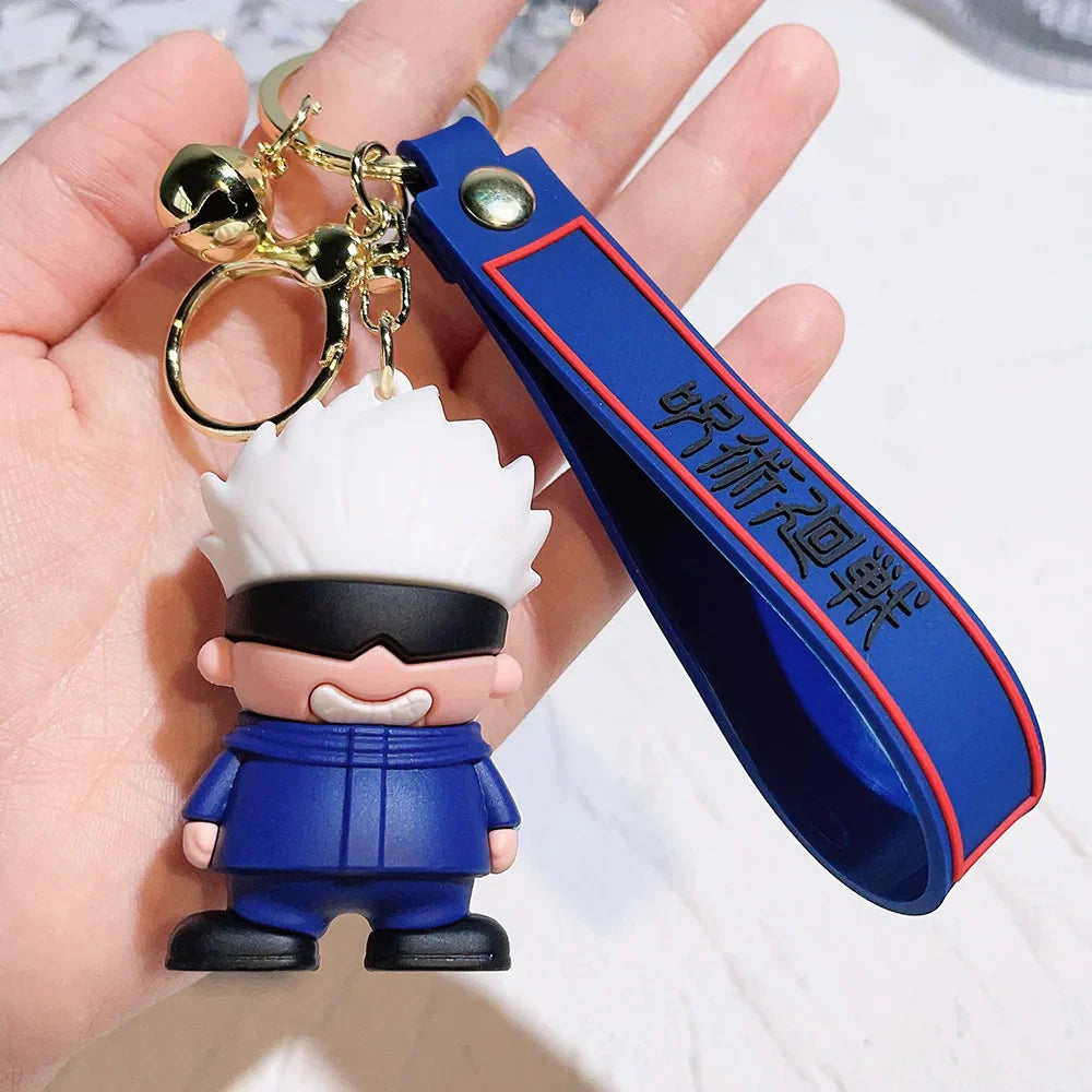 Anime-Inspired Keychain - Sorcerer & Warrior
