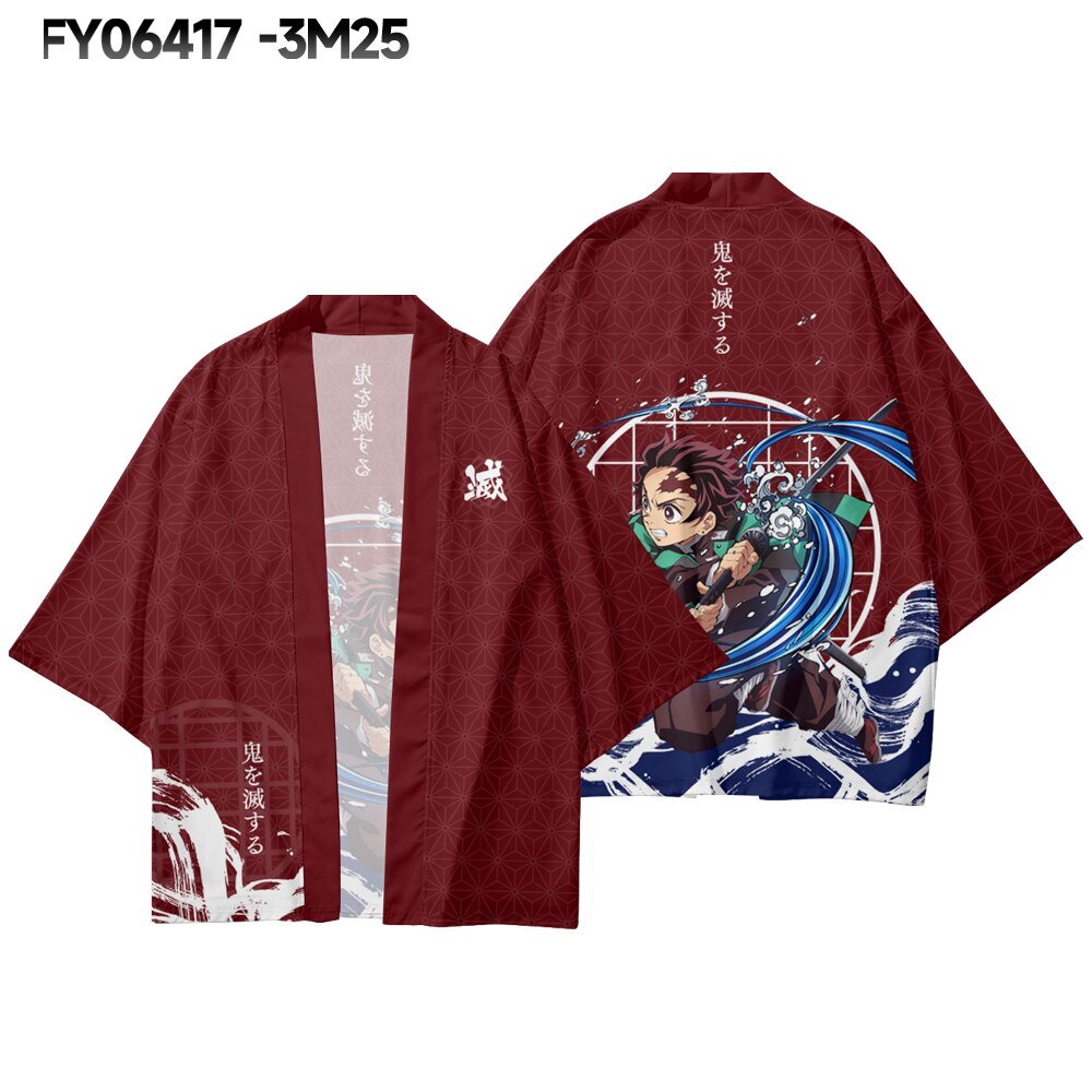 Demon Slayer kimono and shorts