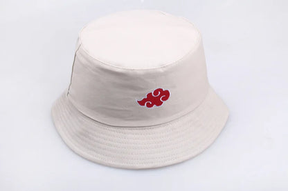 Red Cloud Print Bucket Hat
