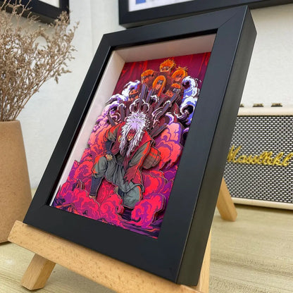 3D Anime Ninja Art Painting