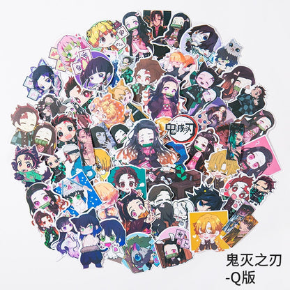 Jujutsu Kaisen and Demon Slayer Stickers 60pack