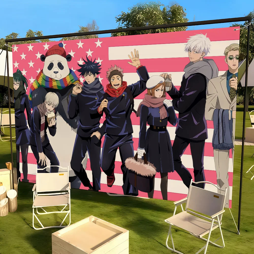 Jujutsu Kaisen Flag Banner