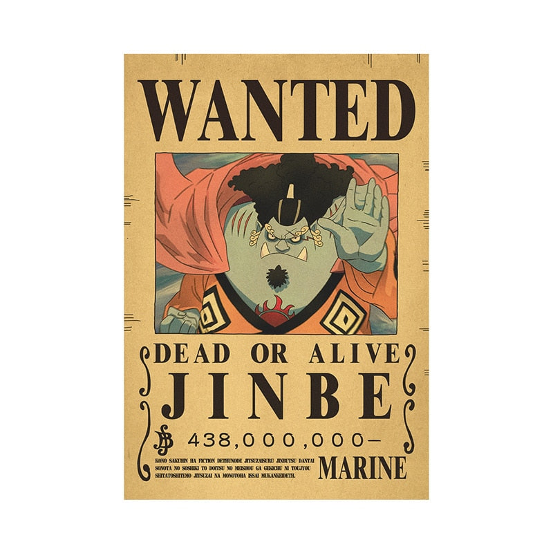 One Piece Luffy Wanted  Poster
