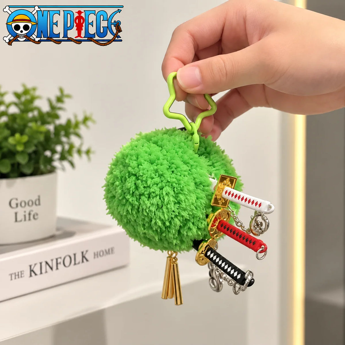 One Piece Zoro Three Sword Style Keychain