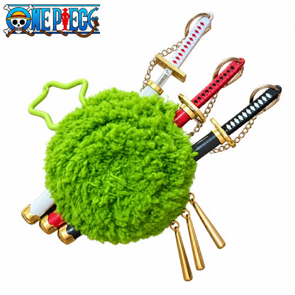 One Piece Zoro Three Sword Style Keychain