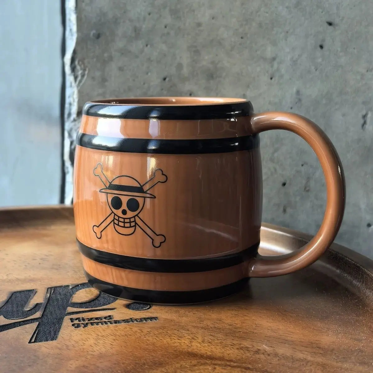 One Piece Straw Hat Fleet Barrel Mug