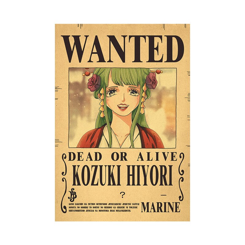 One Piece Luffy Wanted  Poster