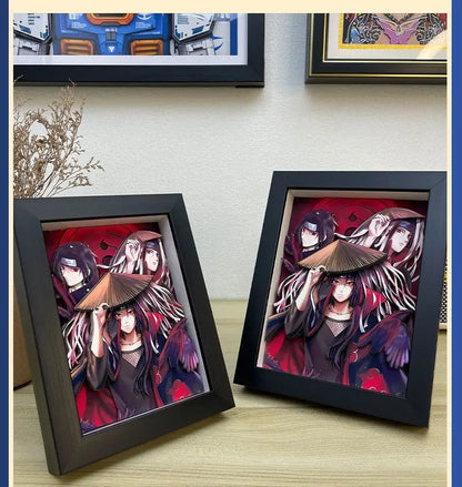 3D Anime Ninja Art Painting