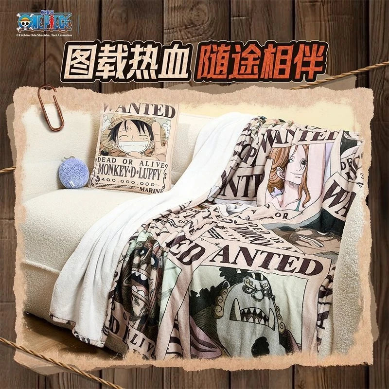 One Piece Portable Anime Blanket