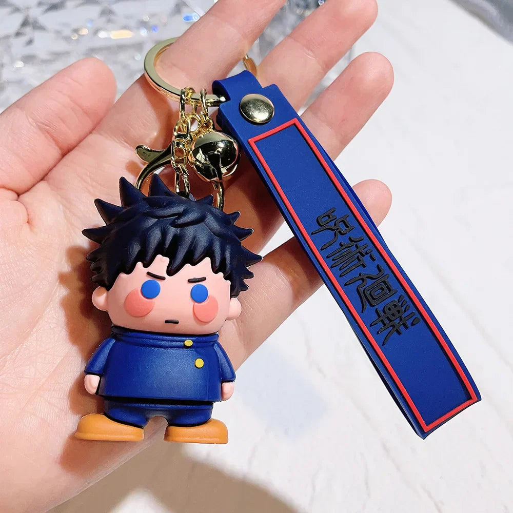 Anime-Inspired Keychain - Sorcerer & Warrior