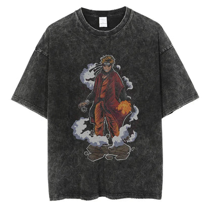 Vintage Anime Print T-Shirt