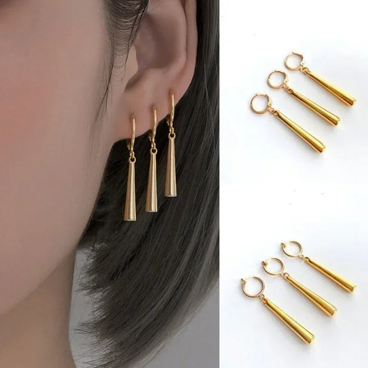 Triple Blade Pirate Earrings