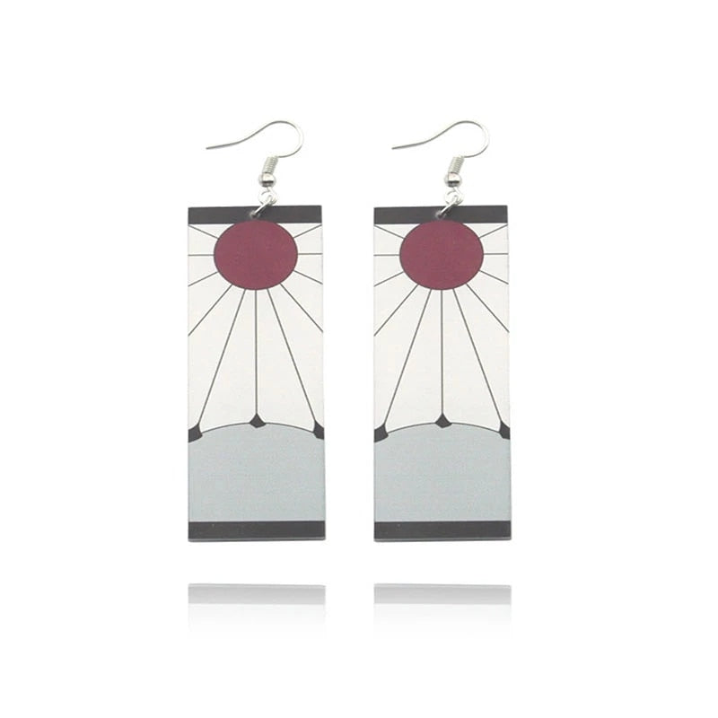 Demon Slayer Kimetsu No Yaiba Earrings