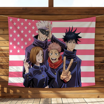 Jujutsu Kaisen Flag Banner