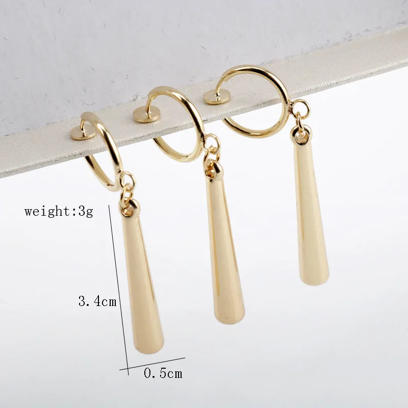 Triple Blade Pirate Earrings