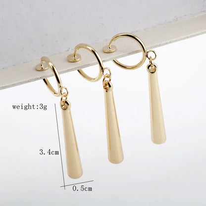 Triple Blade Pirate Earrings