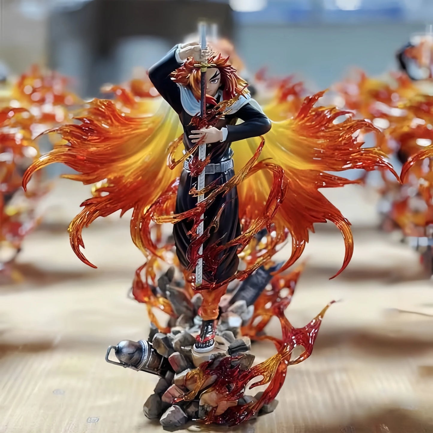 Flame Pillar Guardian Statue