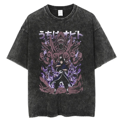Vintage Anime Print T-Shirt