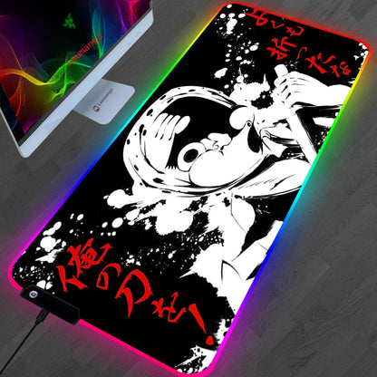 Demon Slayer led mouse pad