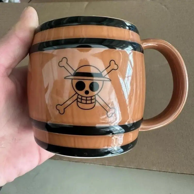 One Piece Straw Hat Fleet Barrel Mug