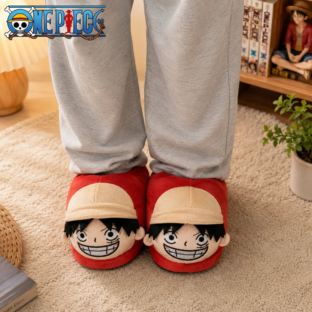 One Piece Plush Slippers