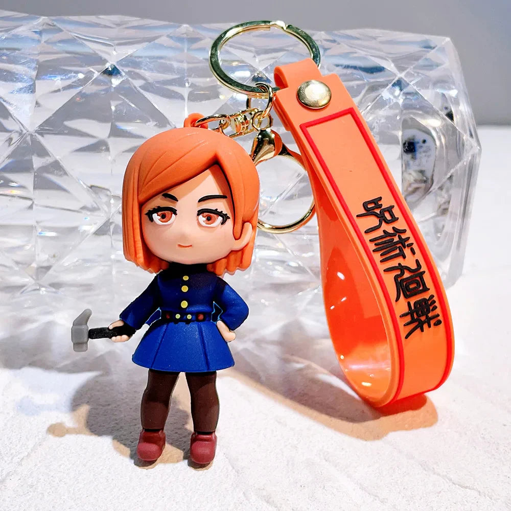 Anime-Inspired Keychain - Sorcerer & Warrior