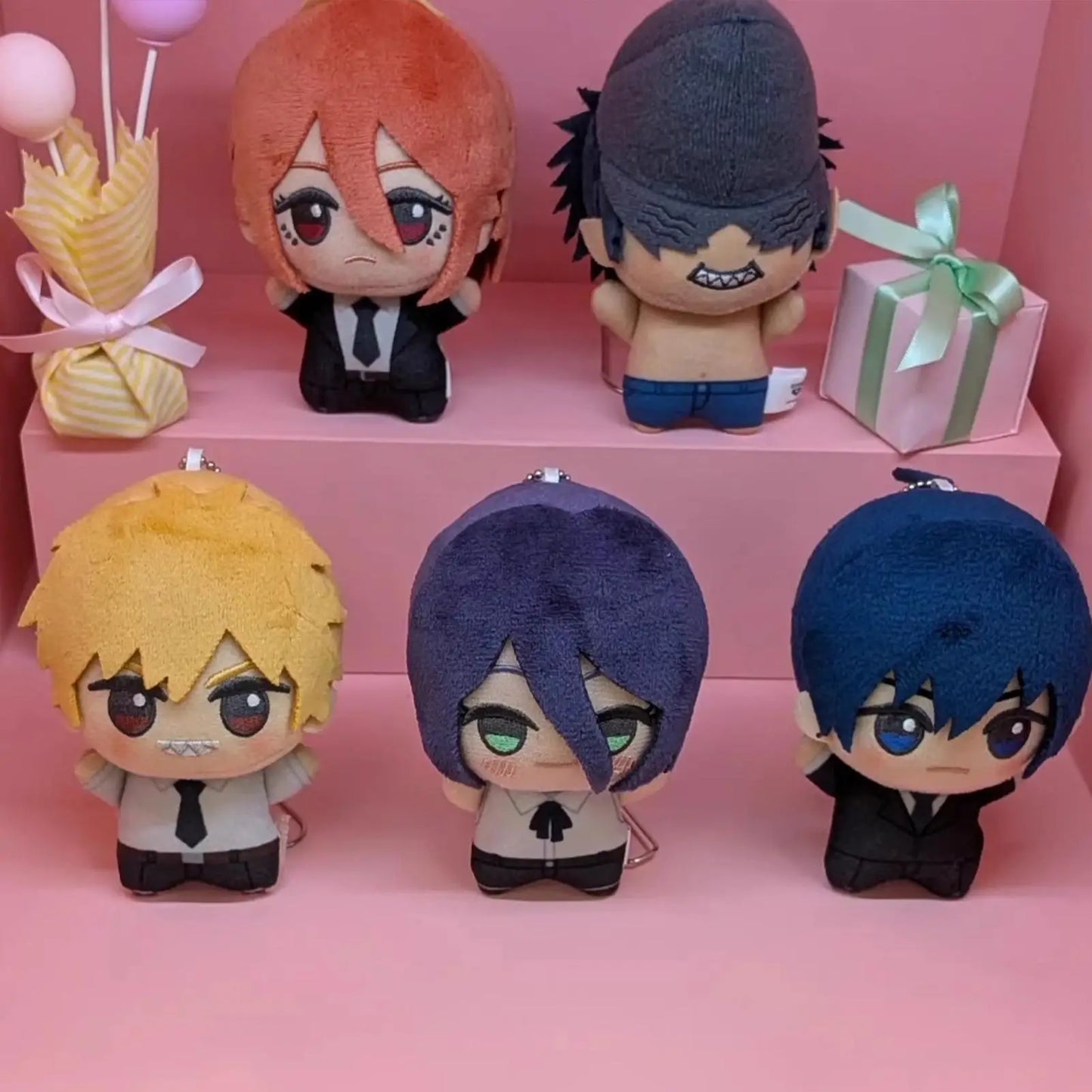 Chainsaw Man Plush Keychain Bundle