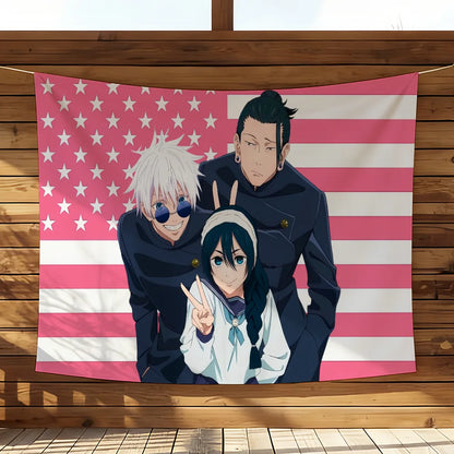 Jujutsu Kaisen Flag Banner