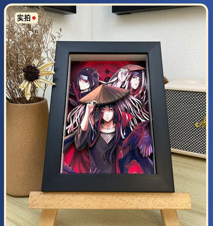 3D Anime Ninja Art Painting