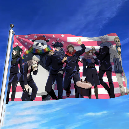 Jujutsu Kaisen Flag Banner