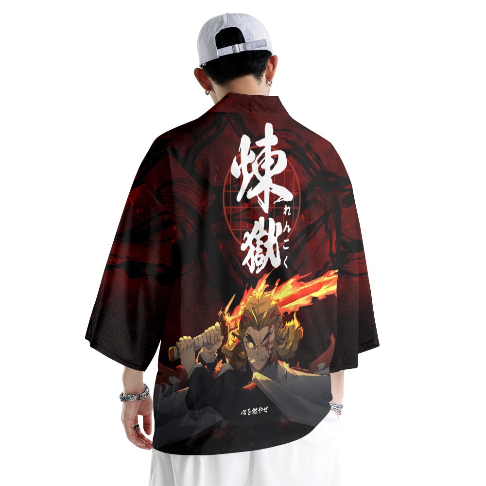 Demon Slayer kimono and shorts