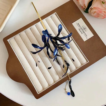 Blood Blossom Hair Sticks