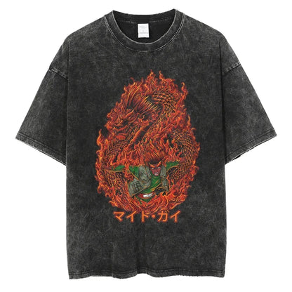 Vintage Anime Print T-Shirt