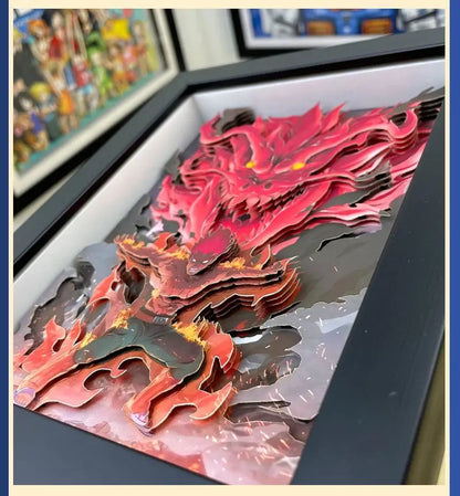 3D Anime Ninja Art Painting