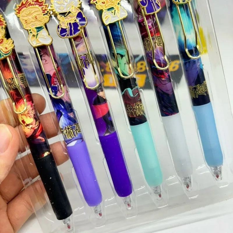 6-Piece Anime Style Pen Set