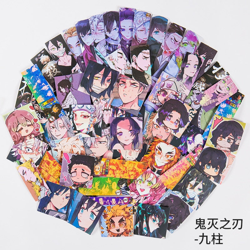 Jujutsu Kaisen and Demon Slayer Stickers 60pack