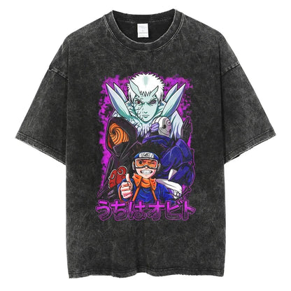 Vintage Anime Print T-Shirt
