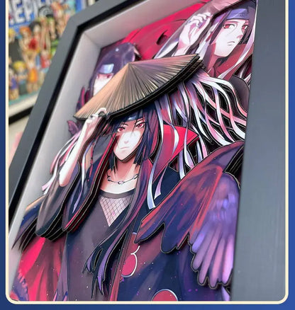 3D Anime Ninja Art Painting