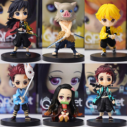 Demon slayer figures 6pcs