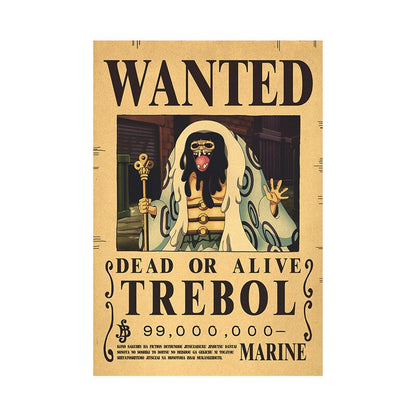 One Piece Luffy Wanted  Poster