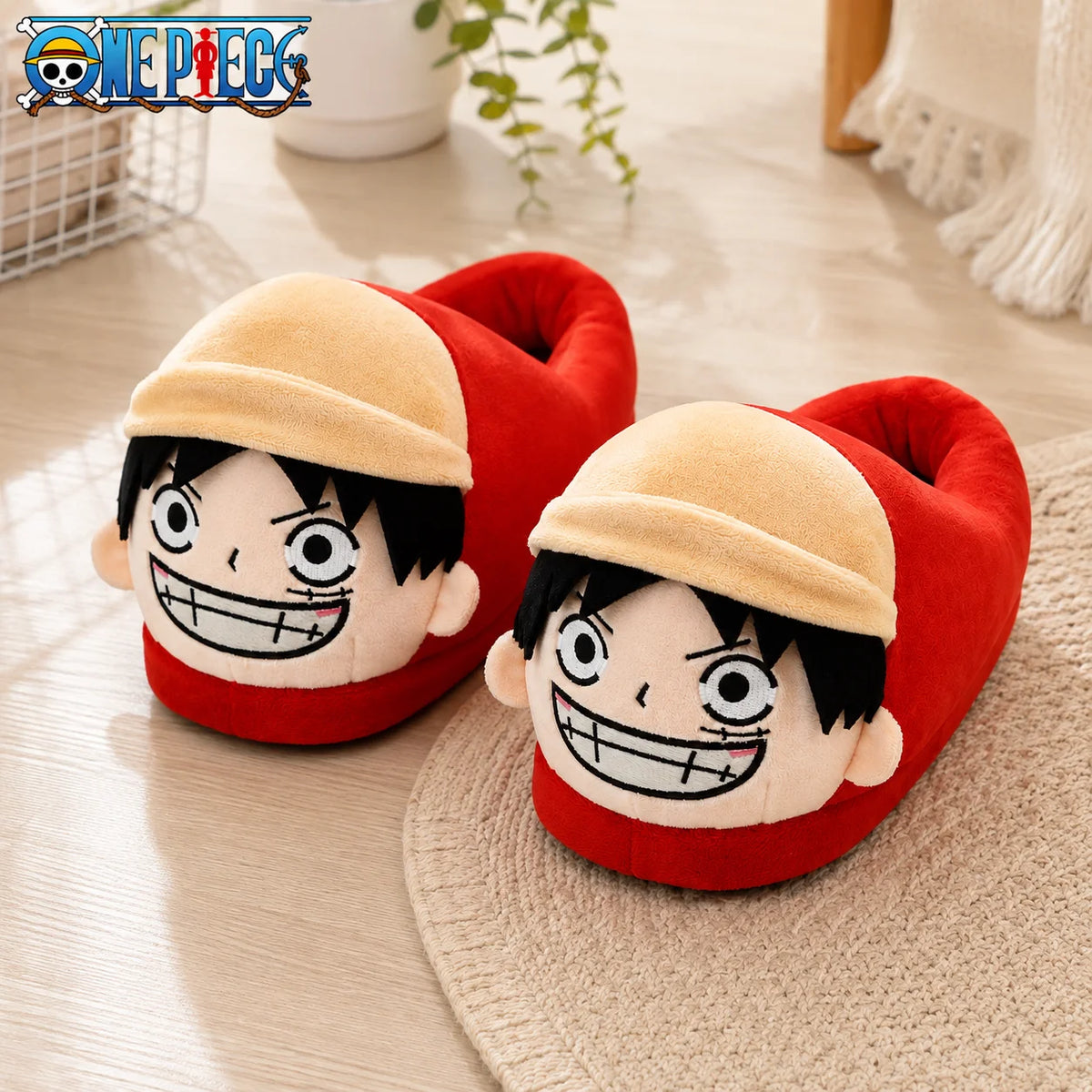 One Piece Plush Slippers