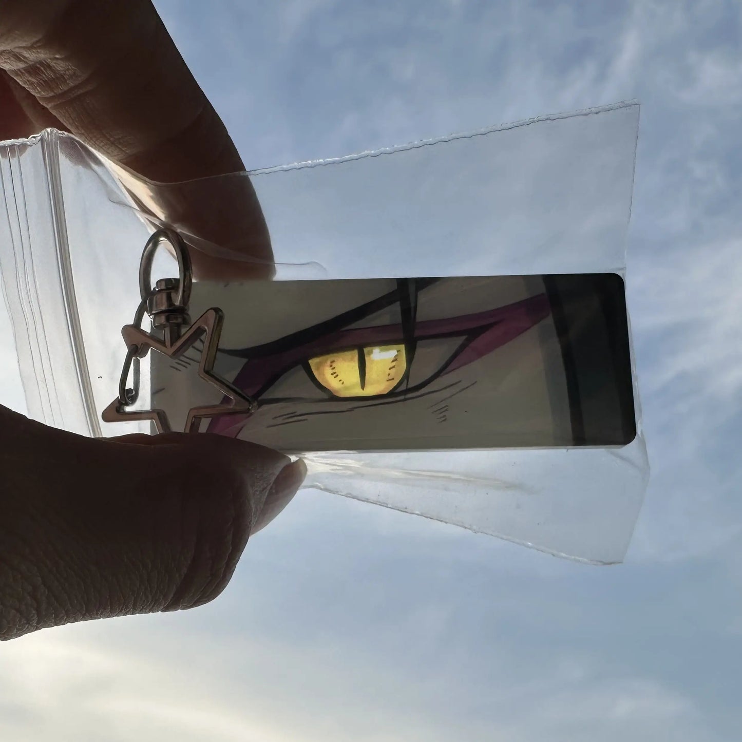 Shinobi Eye Glow Keychain